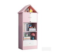 NESPIQ Estantería para Libros Librería Estantería De 5 Niveles con Estantes Organizadores De Cajones para Sala De Estar, Dormitorio, Hogar, Oficina, Estante De Almacenamiento, Estanterías(Pink)
