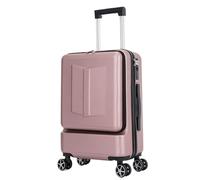 NESPIQ Maleta de equipaje de viaje de negocios, juego de piezas de equipaje de mano ABS + PC con compartimento de bolsillo, maleta ligera, d, 20" (50,8 cm)