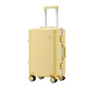 NESPIQ Maleta de viaje de negocios, equipaje de cabina, multifuncional, con contraseña, de viaje, rígida, ligera, a, 51 cm