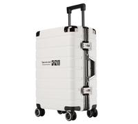 NESPIQ Maleta de viaje de negocios, maleta rígida a cuadros con ruedas giratorias, equipaje de mano para mujeres y hombres, maleta ligera, a, 20" (50,8 cm)