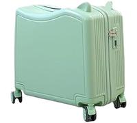 NESPIQ Maletas De Cabina Equipaje De Mano Equipaje Bonito Equipaje De Embarque Maleta Resistente Al Desgaste Equipaje Facturado Maleta con Cerradura (Color : Grün, Size : 18in)