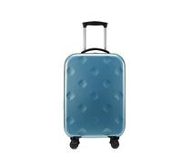 NESPIQ Maletas De Cabina Equipaje Extensible Maletas Plegables con Ruedas Universales Cerradura De Combinación De Aduanas Maleta con Cerradura (Color : Blue, Size : 20in)