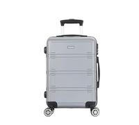 NESPIQ Maletas De Cabina Equipaje Giratorio para Mujer, Asa Ajustable En Altura para Viajes De Negocios Y Viajes Maleta con Cerradura (Color : Blue,Silver, Size : 28in)