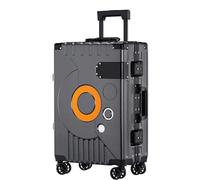 NESPIQ Maletas De Cabina Equipaje Rígido con Rueda Universal De Aluminio con Marco De Carrito Giratorio TSA Lock Spinner Maleta con Cerradura (Color : B, Size : 20 Inch)