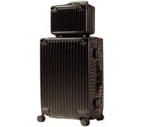 NESPIQ Maletas De Cabina Juego De 2 Piezas De Maleta Giratoria con Bloqueo De Contraseña, Bolsa De Cosméticos De 14 Pulgadas Maleta con Cerradura (Color : A, Size : 20in)