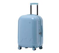 NESPIQ Maletas De Cabina Juego De Equipaje Rígido con Maleta con Ruedas Y Orificio De Carga USB con Bloqueo De Código TSA Maleta con Cerradura (Color : Blue, Size : 28IN)
