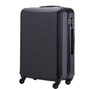 NESPIQ Maletas De Cabina Maleta De Viaje Equipaje Equipaje De Cabina Sencillo Embarque Equipaje Rígido De Viaje Maleta con Cerradura (Color : Black, Size : 20in)