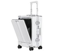 NESPIQ Maletas De Cabina Maletas De Equipaje De Mano con Ruedas Equipaje con Maleta De Carga USB Equipaje Facturado Maleta con Cerradura (Color : A, Size : 24in)