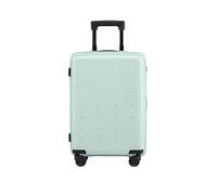 NESPIQ Maletas De Cabina Maletas Portátiles con Ruedas, Maleta Rígida con Doble Cremallera para Equipaje De Viaje De Negocios Maleta con Cerradura (Color : Grün, Size : 20inch)