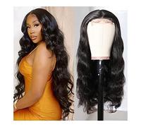 NESPIQ Pelucas Muje Peluca Larga Y Rizada Pelucas De Onda Larga Y Profunda Para Mujeres Negras, Pelucas Rizadas Sintéticas Peluca Ondulada Negra Peluca Pelo Natural