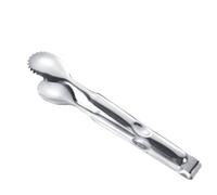 NESPIQ Pinzas para Barbacoa Pinzas Ovaladas Multiusos For Parrilla De Acero Inoxidable For Cocinar Bufé De Filetes Pinzas De Cocina(33cm)