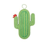 NESPIQ Rascador para gatos con forma de cactus montado en la pared, tabla de rascar para gatos, cuerda de sisal, rascador para gatos de interior, almohadilla para rascar gatos