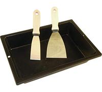 NESPOLI 291829 - Juego de utensilios de cocina y cuchillos, color negro