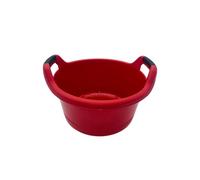 Nespoli Barreño con Asas, 14 L, Color Rojo, con Asas Reforzadas, Ideal para el Hogar