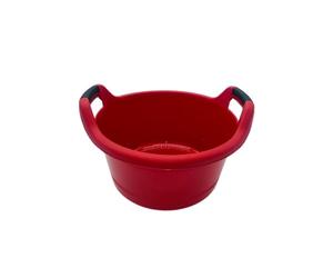 Nespoli Barreño con Asas, 14 L, Color Rojo, con Asas Reforzadas, Ideal para el Hogar