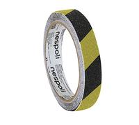 Nespoli Cinta Antideslizante, Negro/Amarillo, 25 mm x 15 m