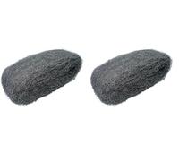 Nespoli Lana de Acero para Lijar, 00, Grano Fino, 200 g, Entre Capa y Capa de Barniz, para Pulir Superficies o Eliminar Restos de Pintura (Paquete de 2)