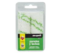 Nespoli Pack de 2 Recambios de Rodillo 11 cm Ritmo | Ideal para Pintar Paredes y Techos | Acabado Profesional y Uniforme | Alta Absorción y Cobertura