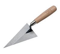 NESPOLI-Paleta de Albañil Con Punta Aguda, Mango de Madera Con Certificación Fsc, 14 cm