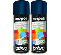 Nespoli Pintura en Spray, Color Azul Cobalto, 400 ml, Acabado Profesional (Paquete de 2)