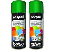 Nespoli Pintura en Spray, Color Verde Jardín, 400 ml, Acabado Profesional (Paquete de 2)
