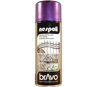 Nespoli Pintura en Spray, Color Violeta, Efecto Metalizado, 400 ml, Acabado Profesional
