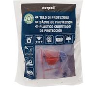Nespoli Plástico Cubretodo Reciclado, Resistencia Extra Fuerte, 4x5 m, 20 m2, Resistente al Desgarro, Grosor, Duradera, Protección de Polvo, Suciedad, Obras Pintura, Uso en Interiores y Exteriores