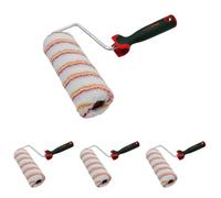 Nespoli Rodillo de Pintura, 22 cm, para Paredes y Techos, Trilox Micromix, Mango Ergonómico Bi-Componente, Ideal para Paredes y Techos (Paquete de 4)