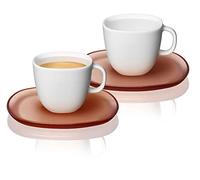 Nespreso Lume - Juego de 2 tazas y platillos para espresso