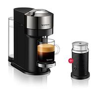 Nespresso Cafetera Vertuo Next Deluxe ENV 120.CAE con espumador de leche, cromada
