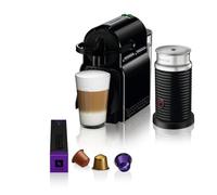 Nespresso DeLonghi Inissia Milk EN 80BAE-Cafetera de cápsulas, 19 bares, compacta, apagado automático, color Black