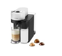 Nespresso De'Longhi Vertuo Lattissima ENV300.W, Máquina de Café Automática con Espumador de Leche Automático, Cafetera de Cápsulas de Servicio Individual, 5 Tamaños de Taza, 1500W, Blanco