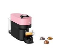 Nespresso De'Longhi Vertuo Pop ENV90.P - Cafetera de cápsulas, función de cerveza fría, 4 tamaños de taza, conectividad Bluetooth y Wi-Fi, cafetera de 1 taza, paquete de bienvenida