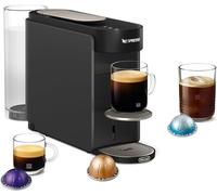 Nespresso De'Longhi Vertuo Up - Cafetera de Cápsulas con 7 Tamaños de Taza, Tecnología Centrifusion, Calentamiento Rápido, Depósito 1,4 L, Modo Creaciones, Diseño Compacto, Gris (ENV200.GY)