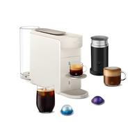 Nespresso DeLonghi Vertuo Up Máquina de café y café expreso, blanco con espumador de leche Aeroccino