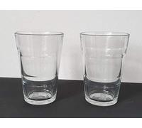 Nespresso Juego de 2 vasos grandes de receta (aprox. 480 ml) en vidrio templado.