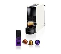 Nespresso Krups Essenza Mini XN1101PR5 - Cafetera Monodosis de Cápsulas Nespresso, Compacta, 19 Bares, Apagado Automático, Color Blanco