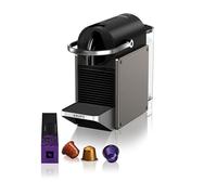 Krups Nespresso Pixie Redesign - Cafetera de cápsulas, café espresso y lungo, estilo industrial, consumo energético reducido, apagado automático, bandeja ajustable, cápsulas reciclables, XN306T