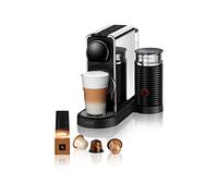 Nespresso Krups XN630D Citiz & Milk Platinum - Cafetera de cápsulas de café, 4 teclas programables, función de agua caliente, alarma de descalcificación, modo ahorro de energía después de 2 minutos