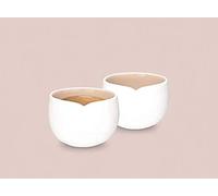 Nespresso Origin Collection - Juego de 2 tazas de café espresso, porcelana blanca, nuevo