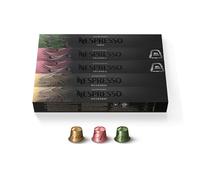 Nespresso Original - Surtido Master Origins 50 cápsulas de café - 10x Indonesia Organic, 10x India, 10x Colombia, 10x Nicaragua, 10x Peru Organic