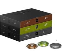 Nespresso Professional - Lote de 150 Cápsulas de Café - 50 Ristretto, 50 Leggero, 50 Forte - Cápsulas de Aluminio Reciclable - Compatible con Máquinas Zenius, Momento, Aguila