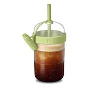 Nespresso Vaso de viaje, diseño Federico Peri, edición limitada, solo para bebidas frías, 540 ml, color pistacho