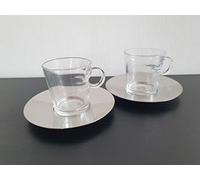 Nespresso VIEW Lungo Glasses - 2 glasses 2 saucers