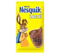 NESQUIK LACTɠ - Boisson Cacao poudre - Goût de chocolat - Petit-Déjeuner -Sachet de 1kg