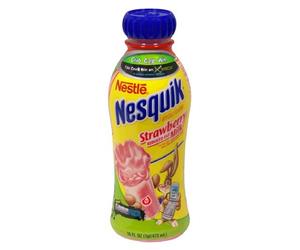 Nesquik Leche de fresa, reducción de grasa, ultra pasteurizada, 1 pinta