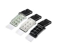 NEST Scientific 230104 - Diapositiva de cámara de cultivo celular, 4 pozos con diapositiva de cristal, transparente, área de crecimiento celular de 2,13 cm², volumen de trabajo de 0,5-1,3 ml (2)