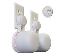 Nest WiFi Point Genie: The Simplest Lowest Profile Outlet Holder Mount for Google Nest WiFi Point | Reinforced Support | Great Sound | Open Access | No Messy Screws! (2-Pack)