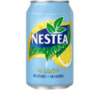 Nestea - Limon Light, Refresco de té sin gas, 330 ml (Pack de 12), Lata