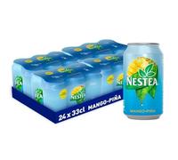 Nestea - Té Mango y Piña Lata 33 cl x 24 uds Refrescante | Sabor Exótico, Baja en Calorías | Optimo para cualquier momento,